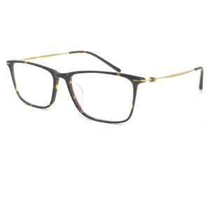 Humphrey's Eyeglasses Frames Brown Gold Full Rim B Titanium 53-15-145 H14248